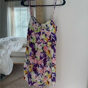 J. Crew Multicolor Floral Dress